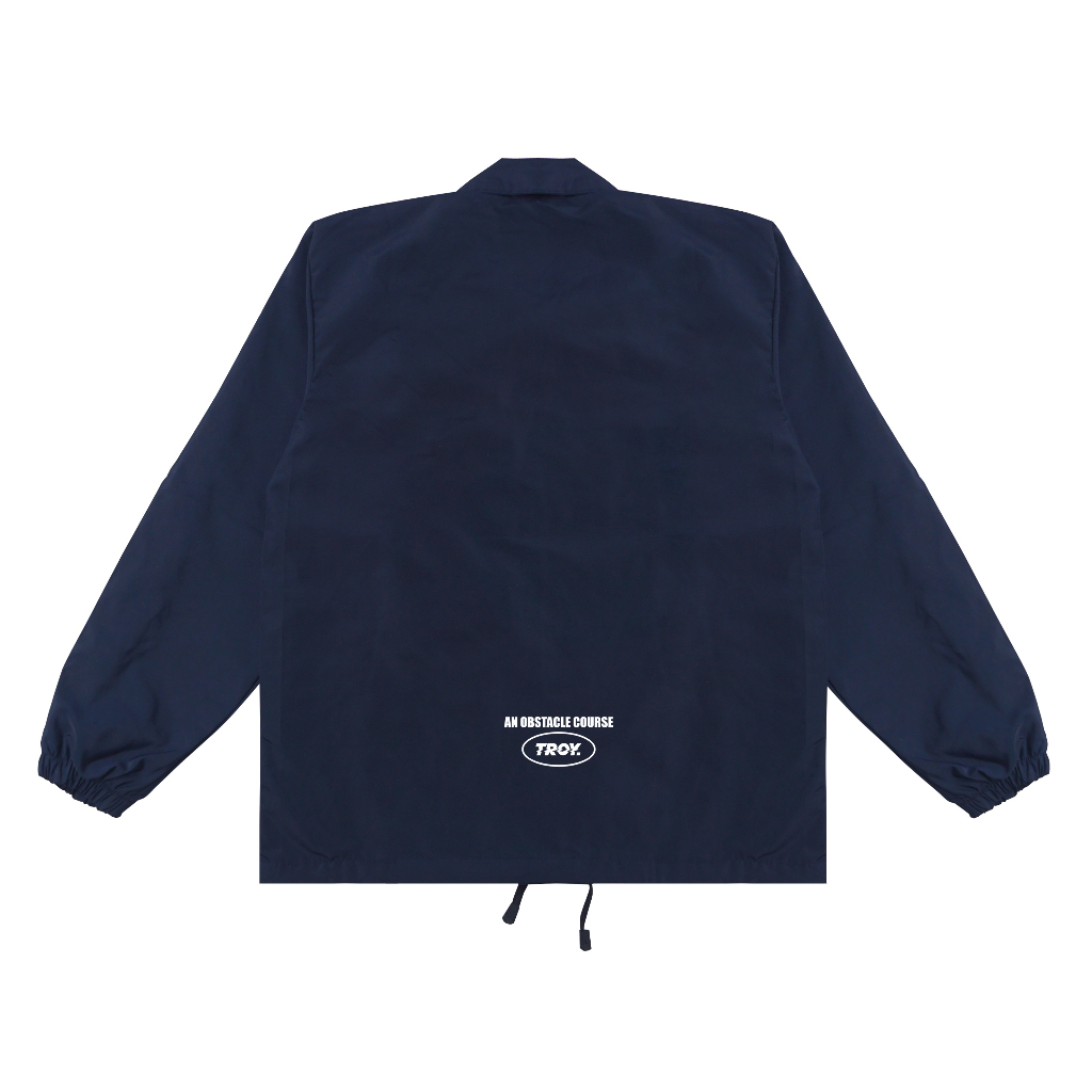 Troy Company Coach Jacket Windbreaker Navy Journey - Jaket Windbreaker Biru Navy WN 3135