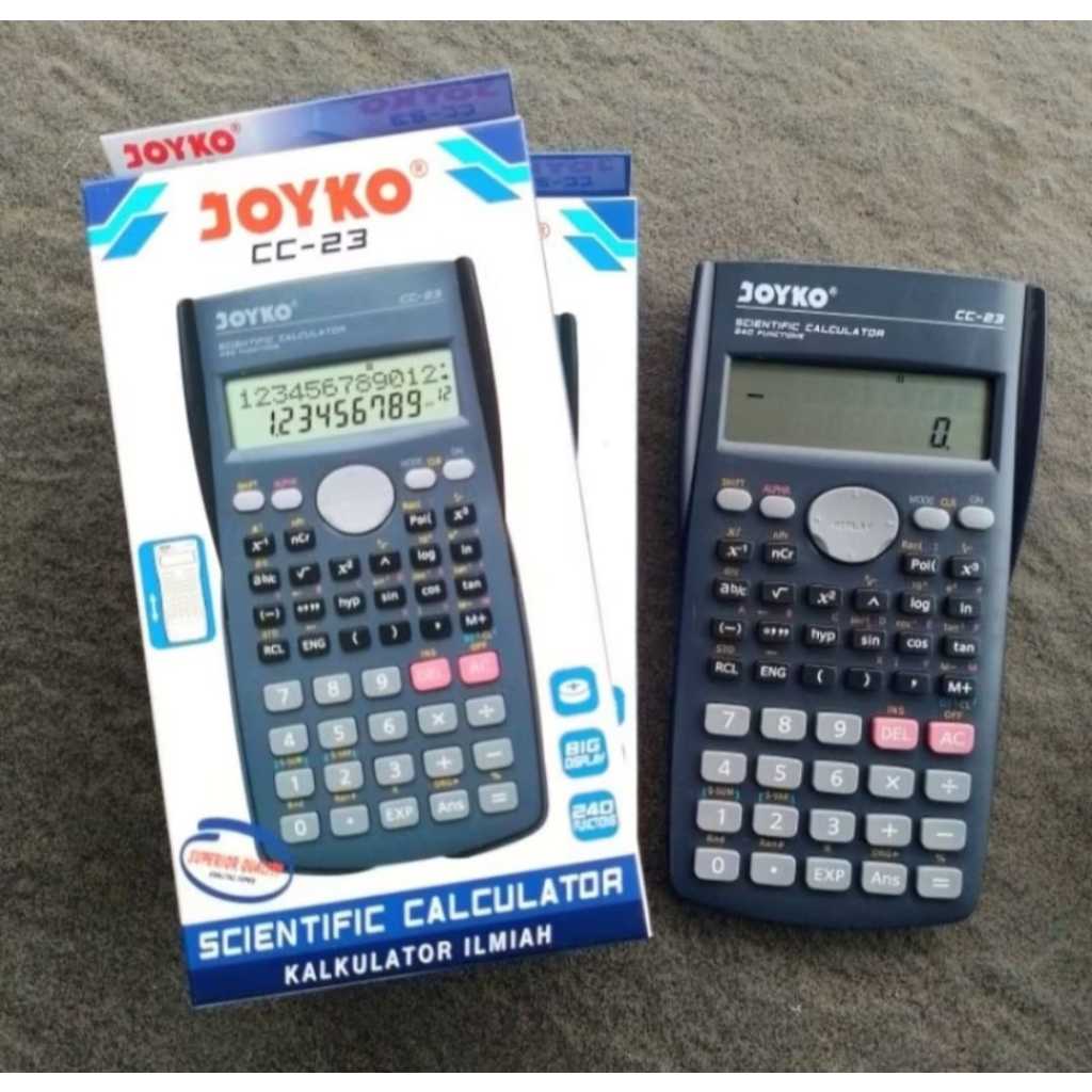 

KALKULATOR MATEMATIKA SCIENTIFIC KALKULATOR ILMIAH CC-23 TERMURAH GROSIR 6PCS
