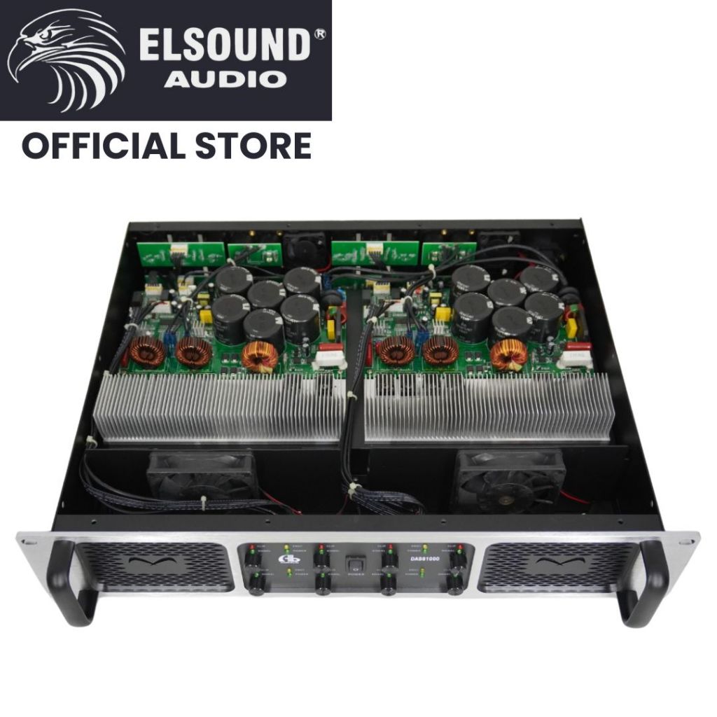 Power Amplifier Class D - 8 Channel Daya 500 Watt - PWR DAB81000