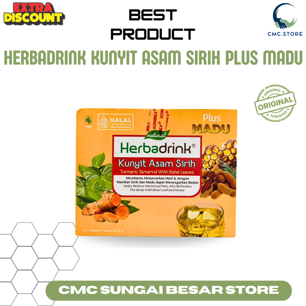 

Herbadrink Kunyit Asam Sirih plus Madu