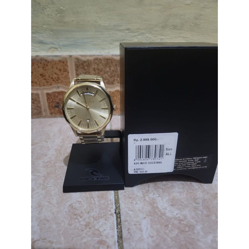 jam cewek Indie gold Ripcurl original