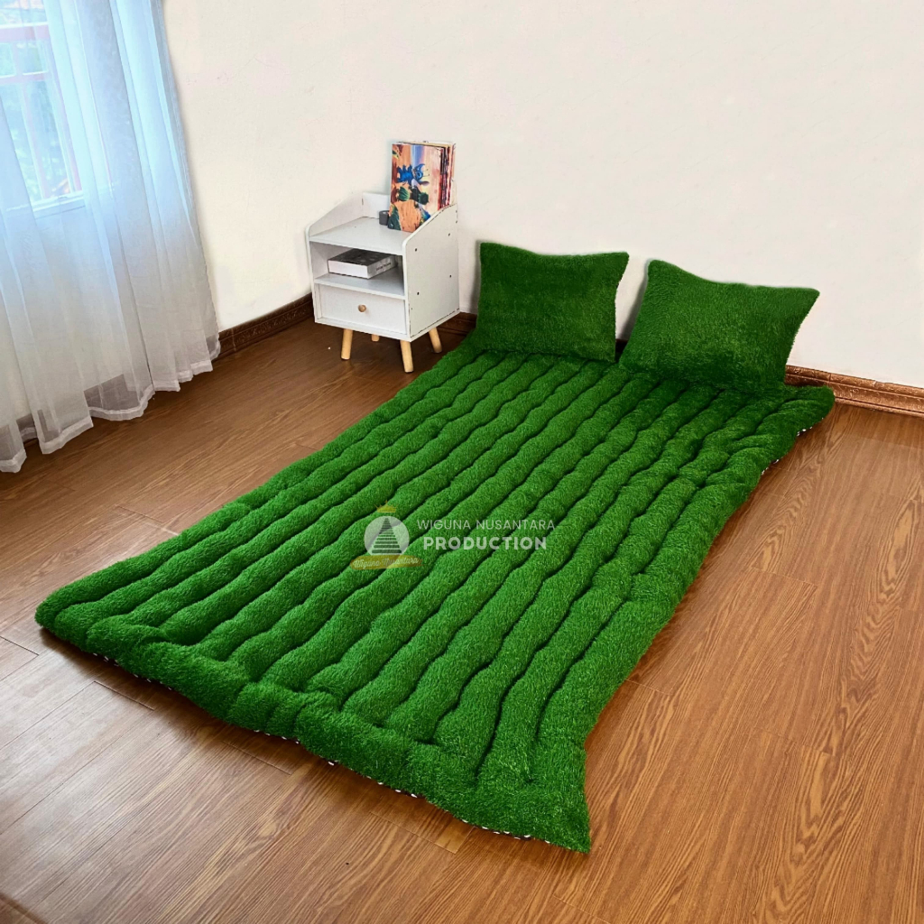 Samiafdol_ Kasur Gender Bulu Rasfur 180 X 120 X 10 Cm Plus 2 Bantal