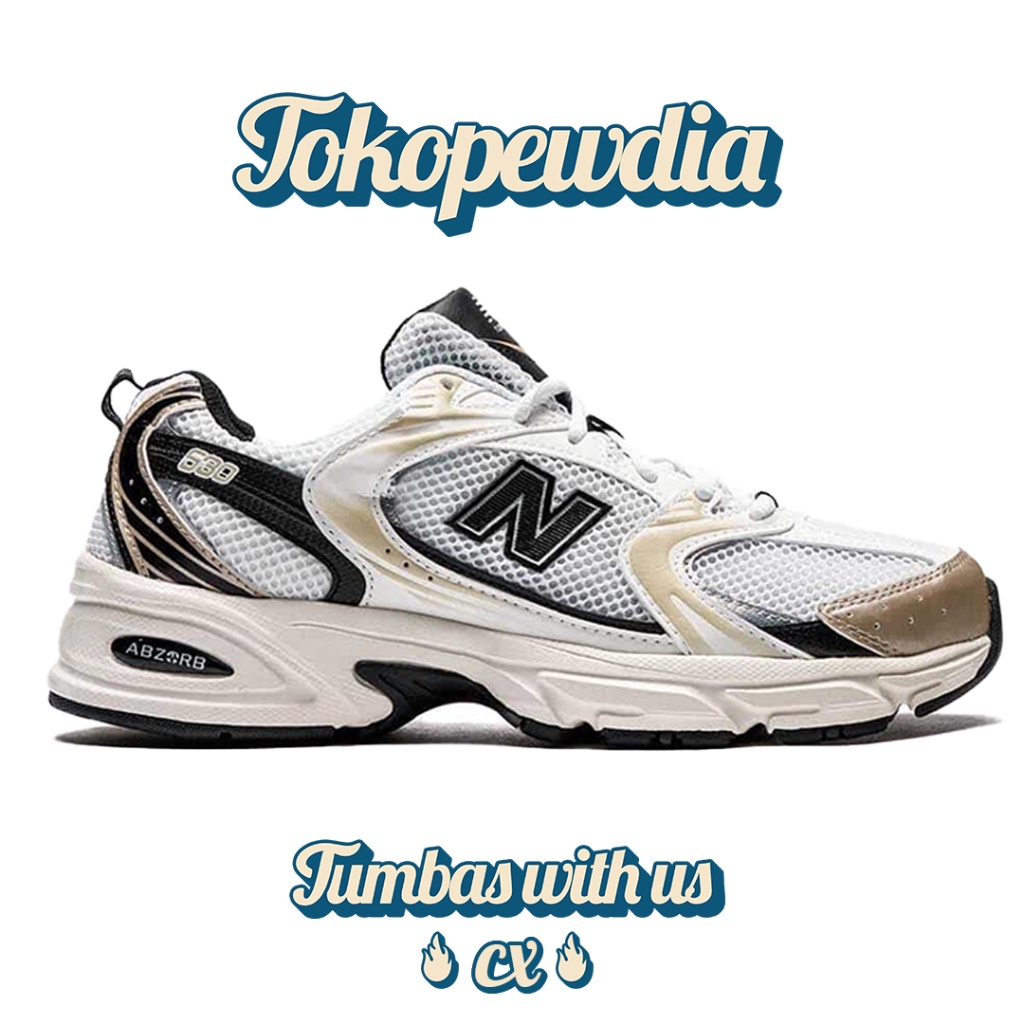 New Balance 530 White Black Gold (MR530TC)