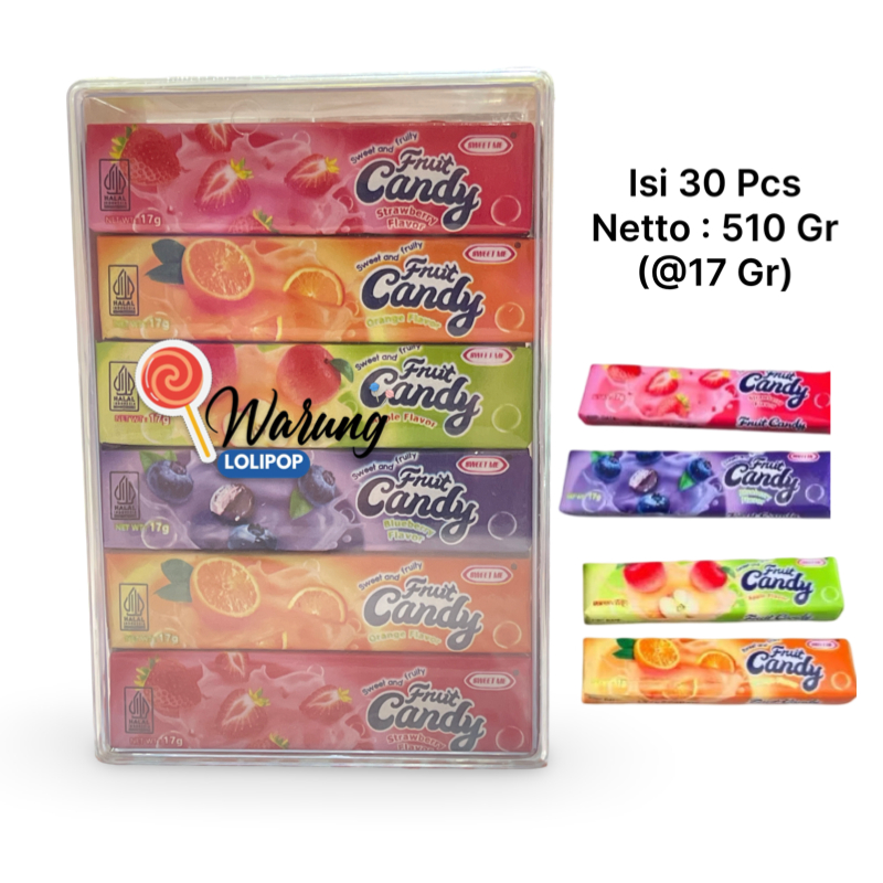 

Permen Fruit Sweetme 30 X 17 Gr Rasa Buah Buahan by Warung Lolipop