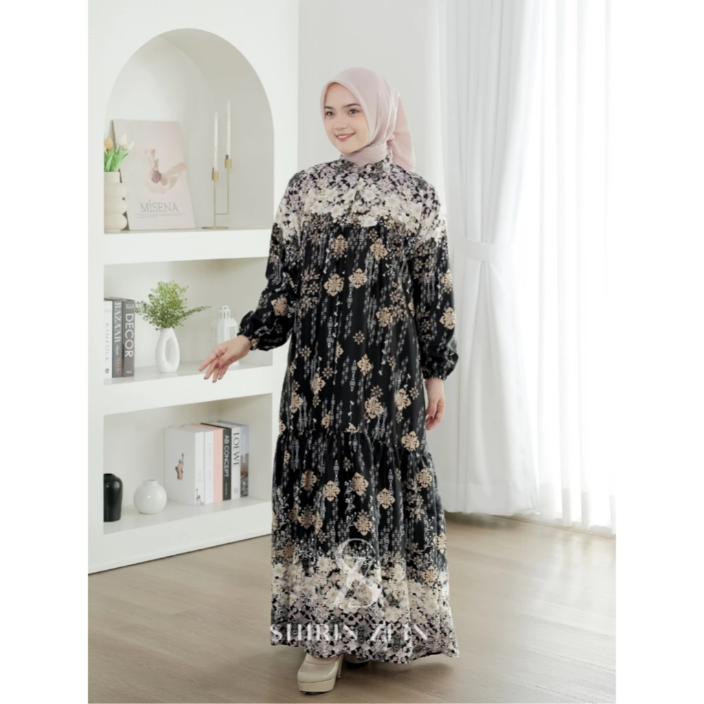 ShirinZein - Gamis Shafira Model Terbaru Dress Jumbo Busui