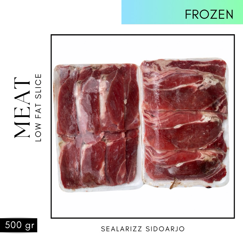 

Beef Slice Low Fat/ Beef BBQ / Beef Slice Grill / Daging Slice / Daging Grill / Daging Steamboat / Daging Low Fat / Low Fat Beef Slice