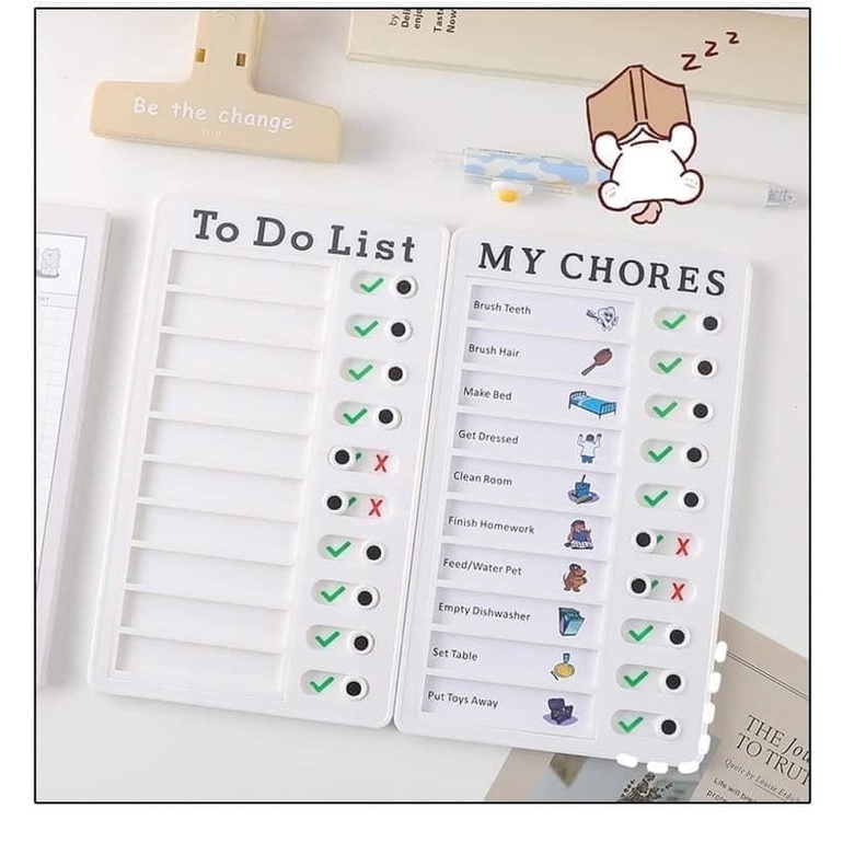 

Papan to do list Papan checklist My Chores jadwal belajar daily planner