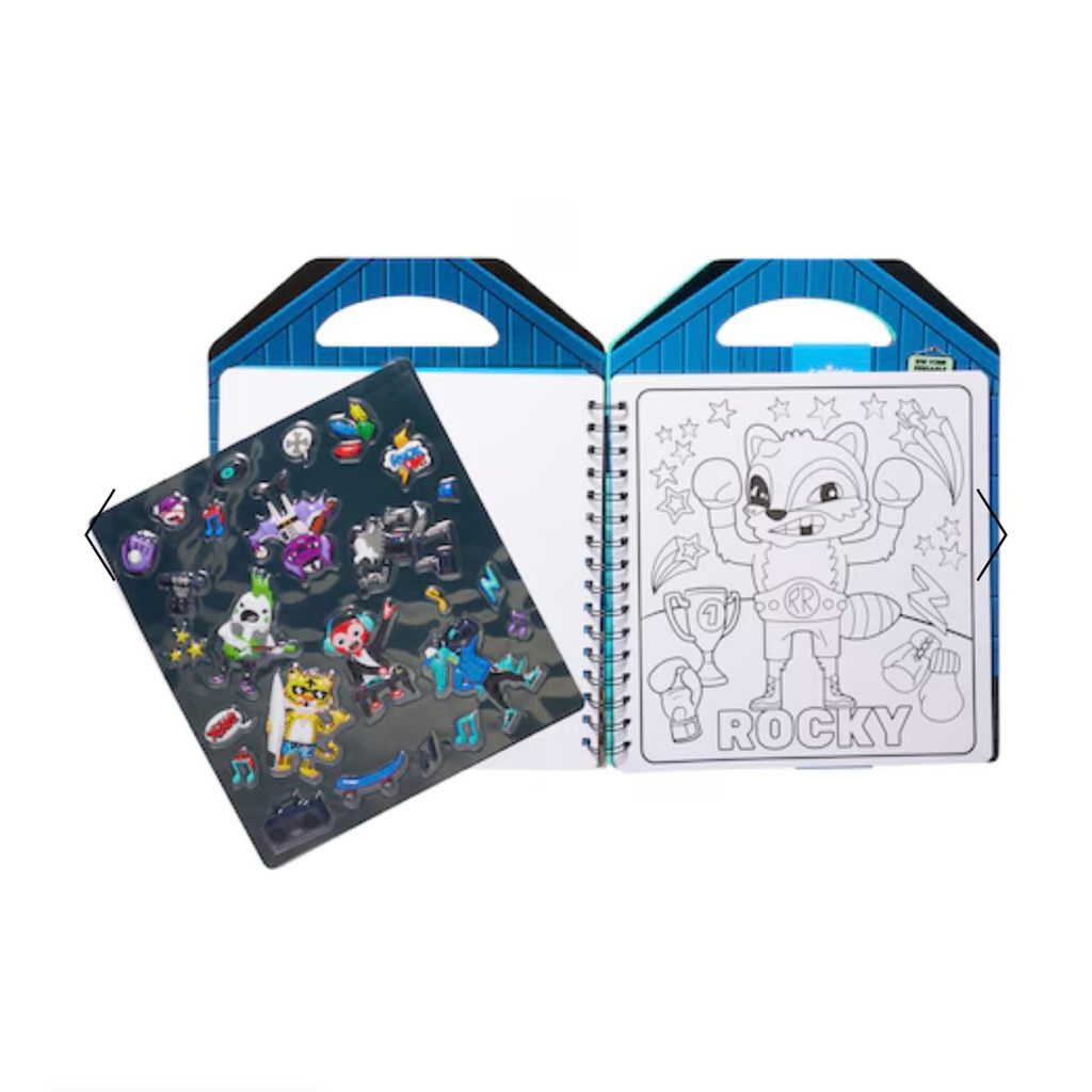 Smiggle besties coloring book with reusable stickers smiggle colouring book smiggle buku mewarnai de
