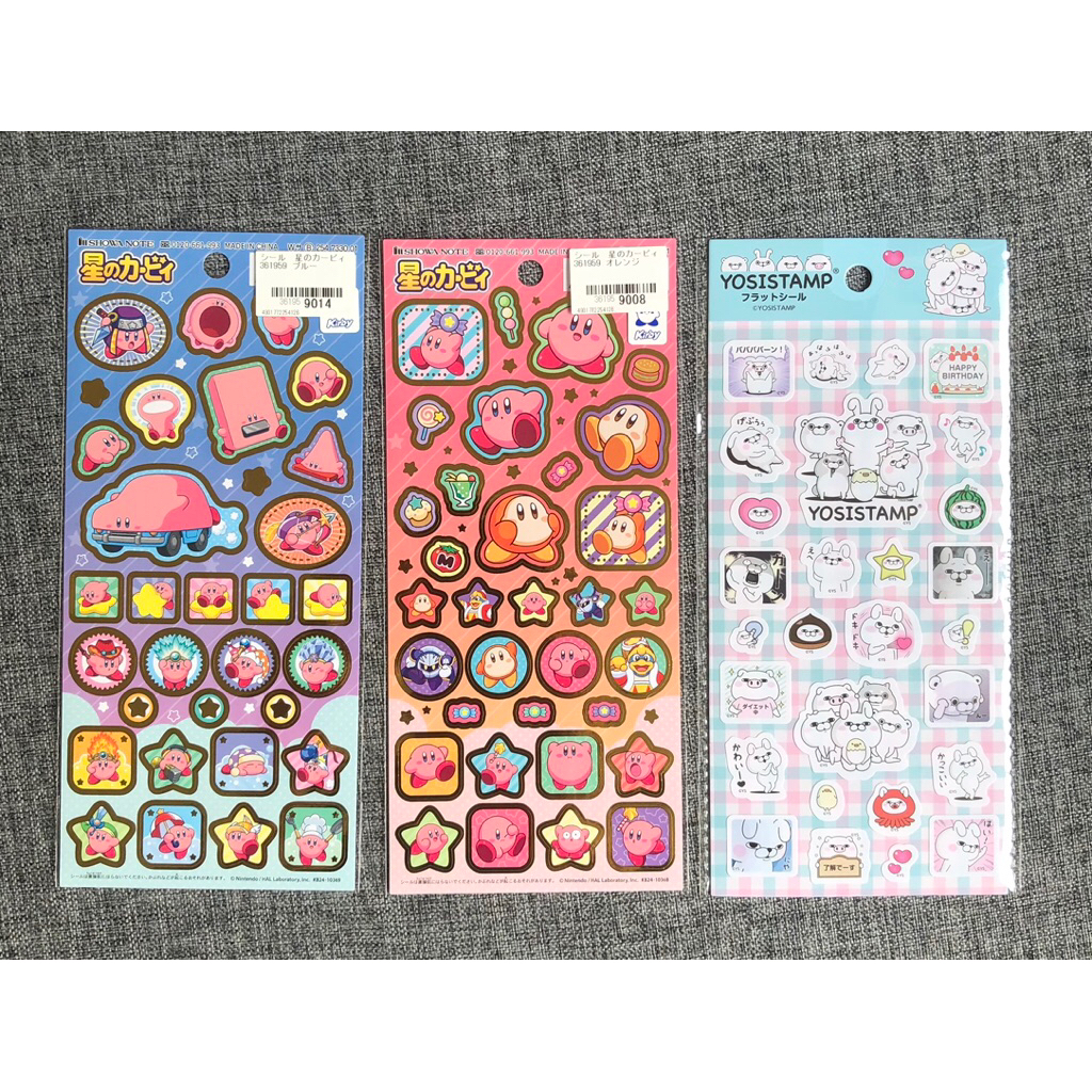 

stiker sticker yosistamp kirby original japan