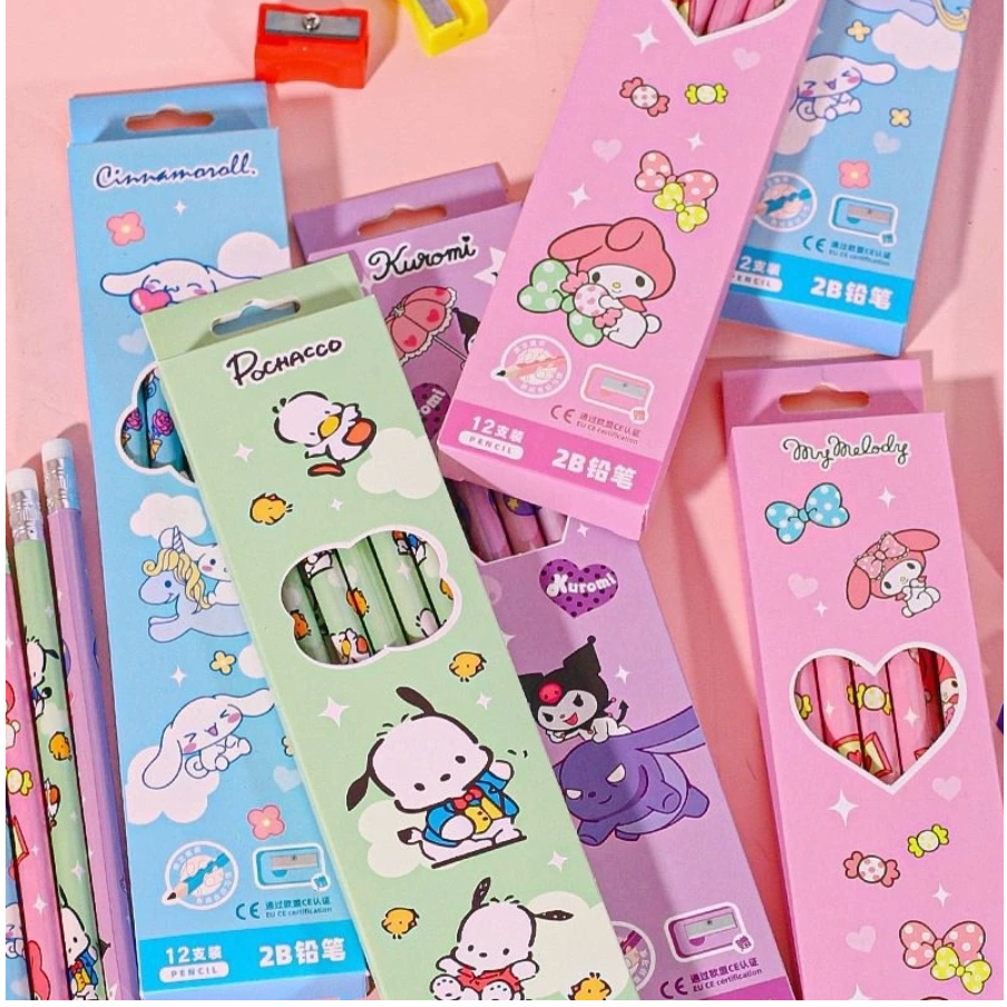 

Pensil 2B Karakter Isi 12 Pcs Alat Tulis Set Sekolah