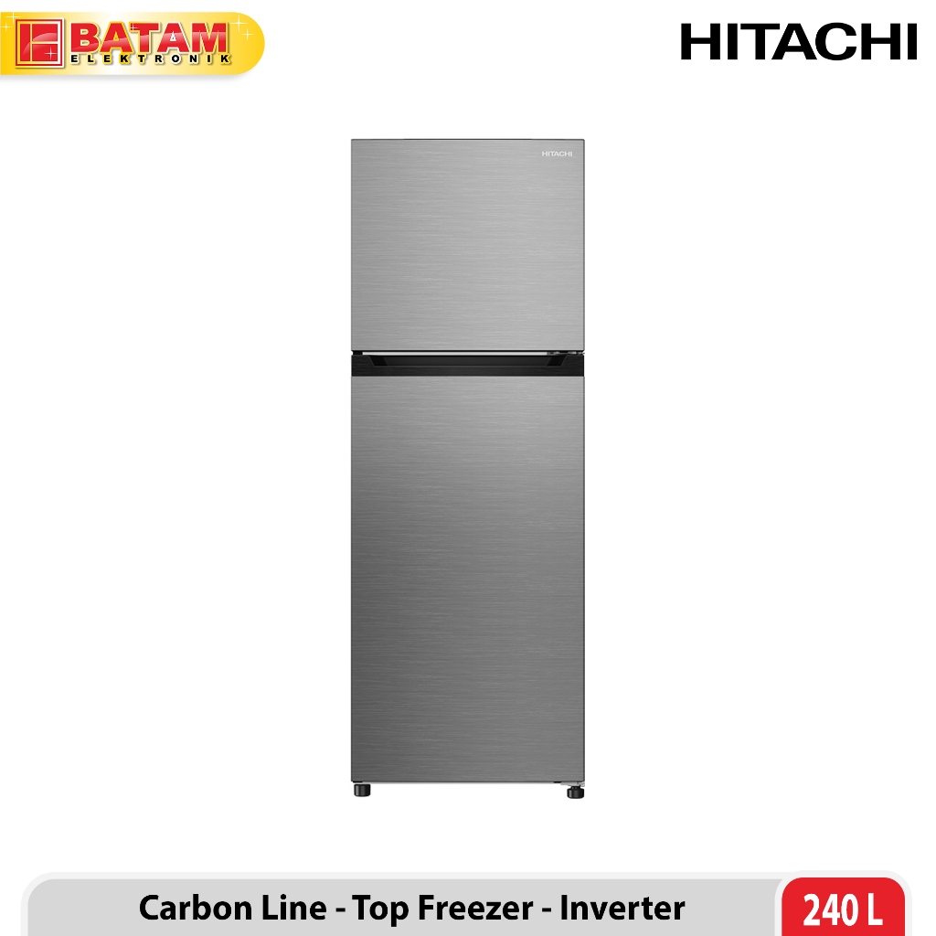 HITACHI KULKAS 2 PINTU 240 LITER - HRTN5255MFXID