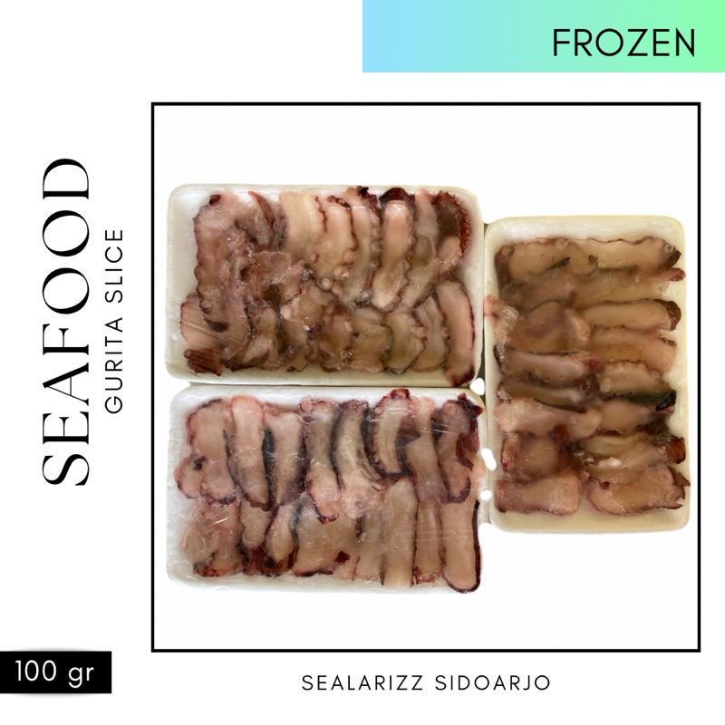 

Gurita Slice / octopus Slice / Sukiyaki / octopus Grill /