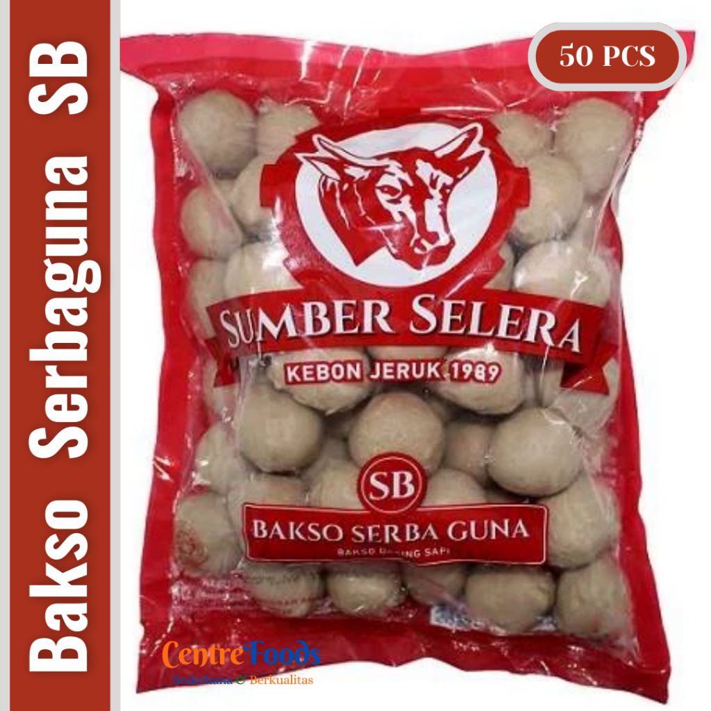 

Bakso Daging Sapi SB - Baso Serbaguna SUMBER SELERA | Isi 50 Pcs - 650gr [ Harga Per BKS ]