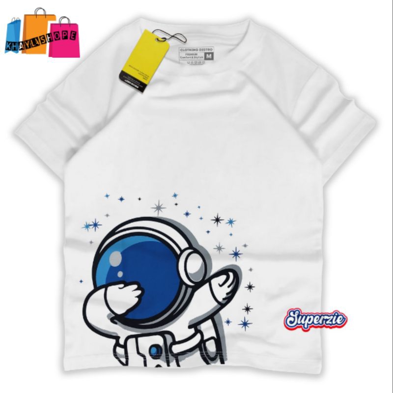 Baju kaos distro anak premium karakter Astronot