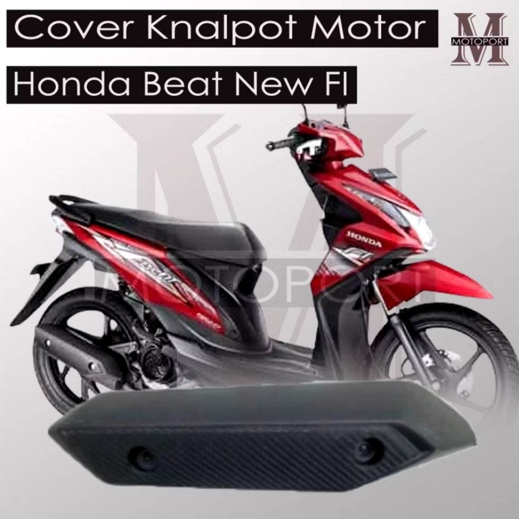 Tutup Knalpot Beat FI 2013 - 2014  | Cover Knalpot Beat FI | Tameng Knalpot Beat Injeksi  Tutup Cove