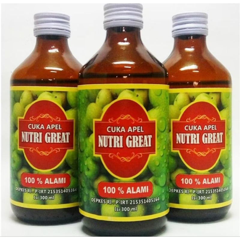 

CUKA APEL NUTRI GREAT 300ml
