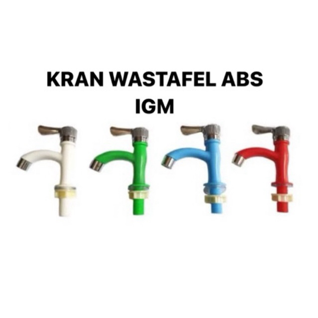 KRAN WASTAFEL ABS IGM Kran Wastafel Plastik