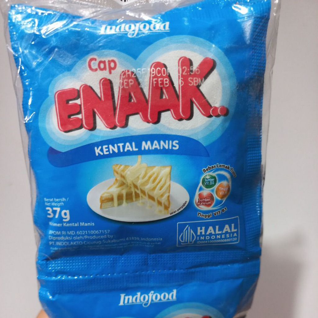 

ENAK SUSU SACHET /RENCENG (isi 6) PUTIH /COKLAT