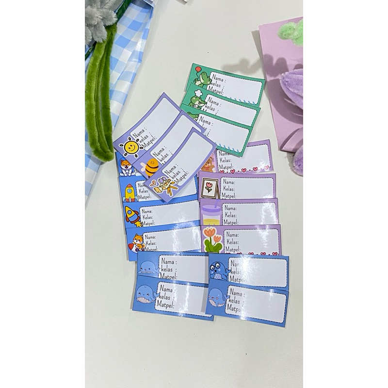 

stiker/labelnama-anak sekolah
