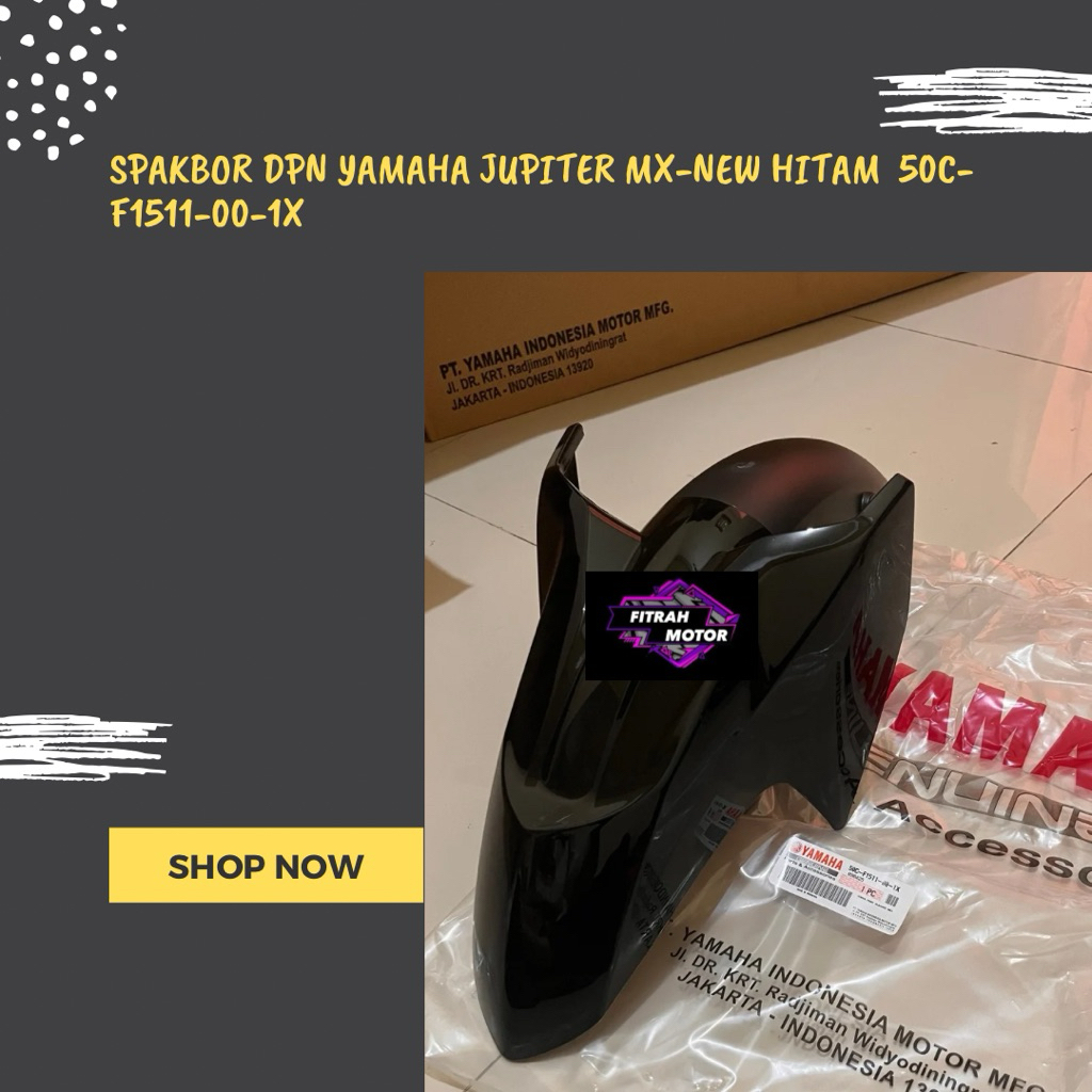 SPAKBOR DPN YAMAHA JUPITER MX-NEW HITAM  50C-F1511-00-1X