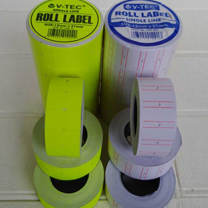 

Refill Kertas Label Harga 1 Baris Merk V-tech ( Jaminan lebih Rekat )