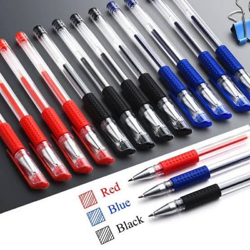 

PROMO Pulpen Gel Tinta Hitam Biru merah Isi Ulang Warna 0.5mm Pulpen Bolpoin Perlengkapan Sekolah