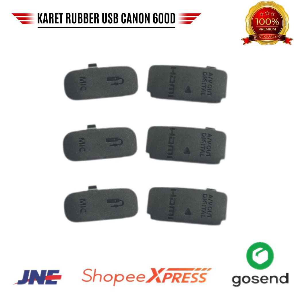 Rubber karet Tutup USB canon 600d camera