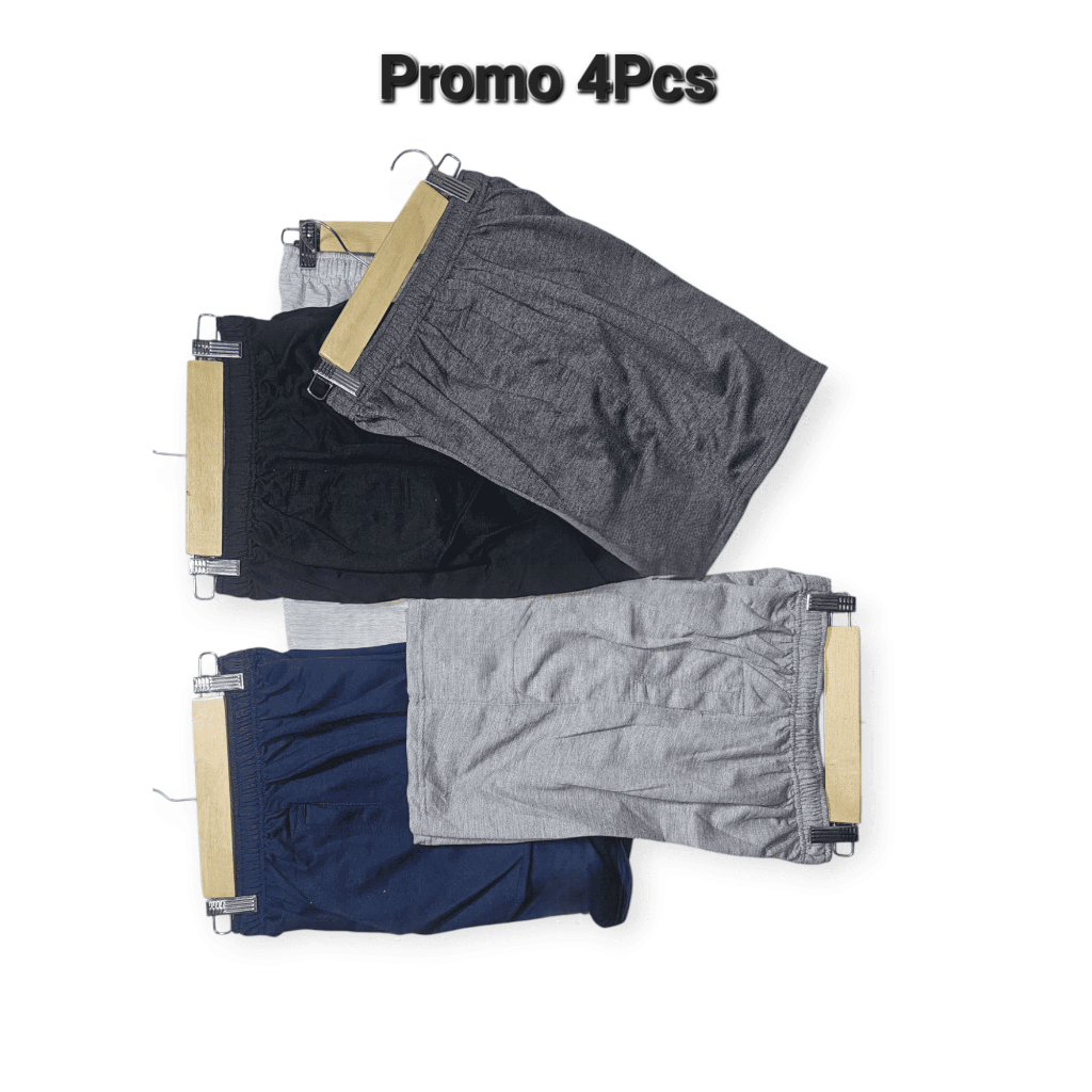 PROMO 4PCS / Celana Pendek Pria / Celana Pendek Santai / Celana Pendek Hits