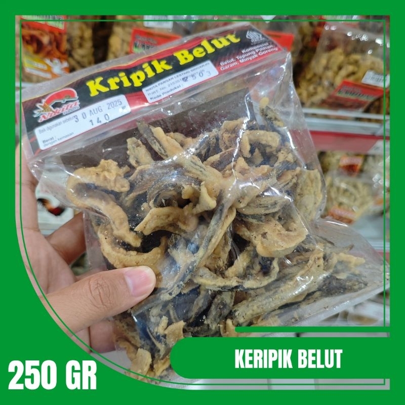 

250 Gram Keripik Belut Crispy Enak Dan Gurih