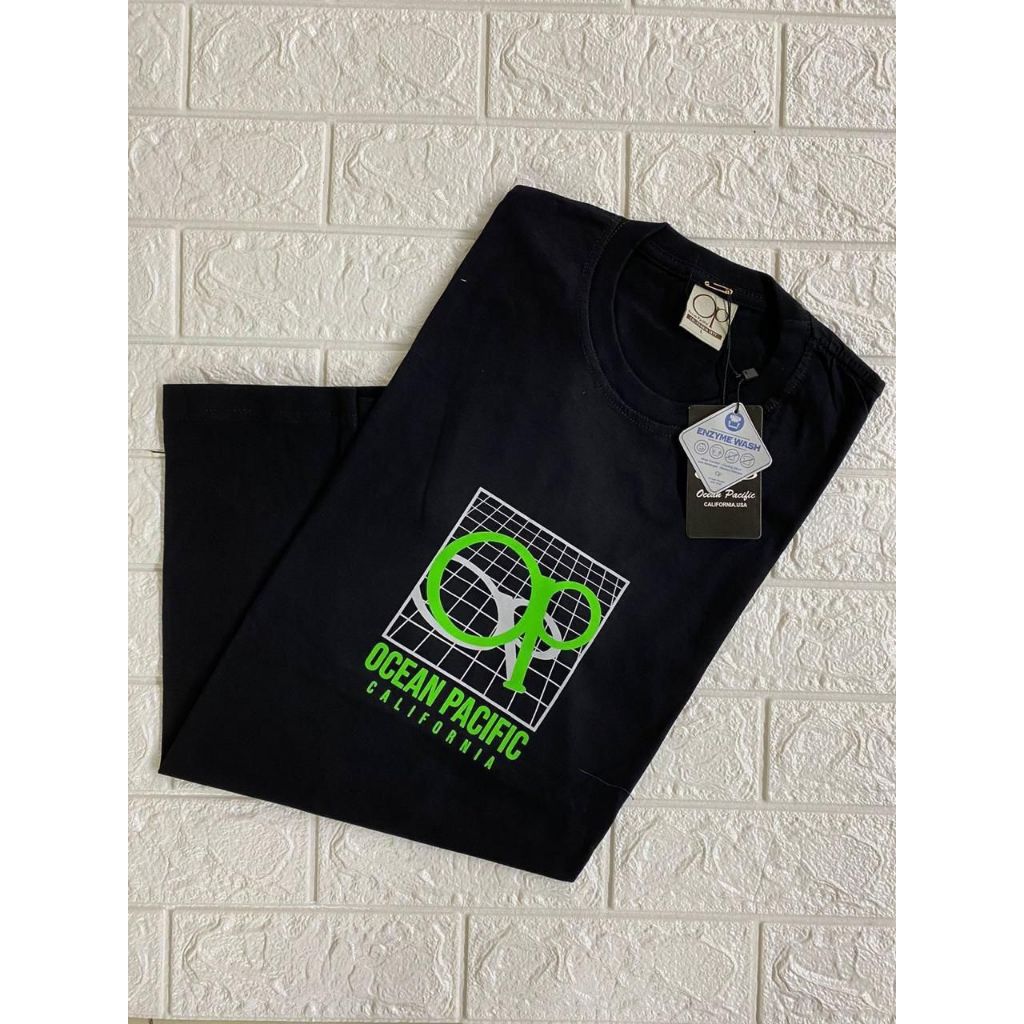 Terlaris Kaos Ocean Pacific (OP) Original design/Kaos Distro Pria Terbaru/Kaos Pria Cassual