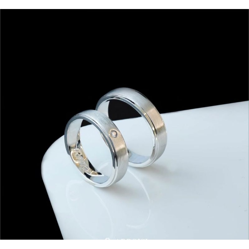 cincin perak / tunangan / asli / halal