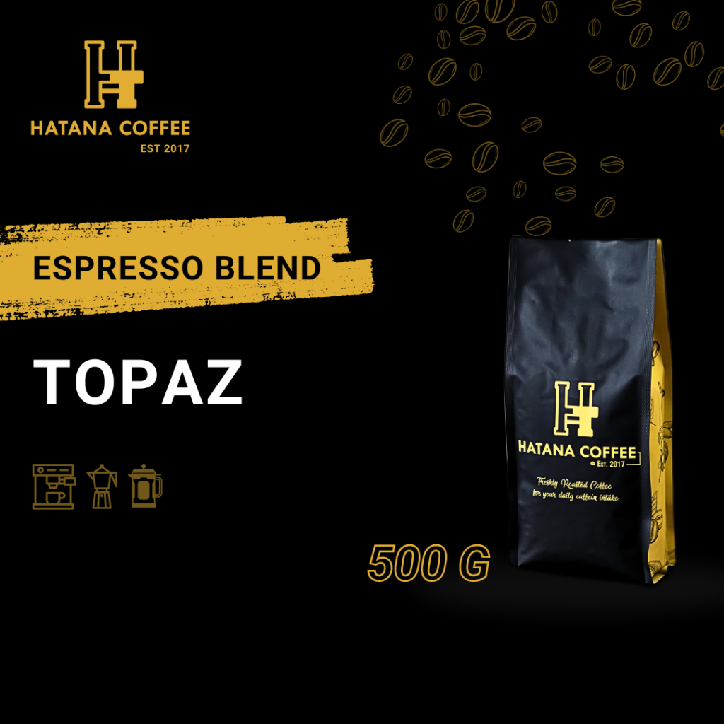 

Topaz Blend Biji Kopi Espresso Blend 500 Gram | Hatana Coffee