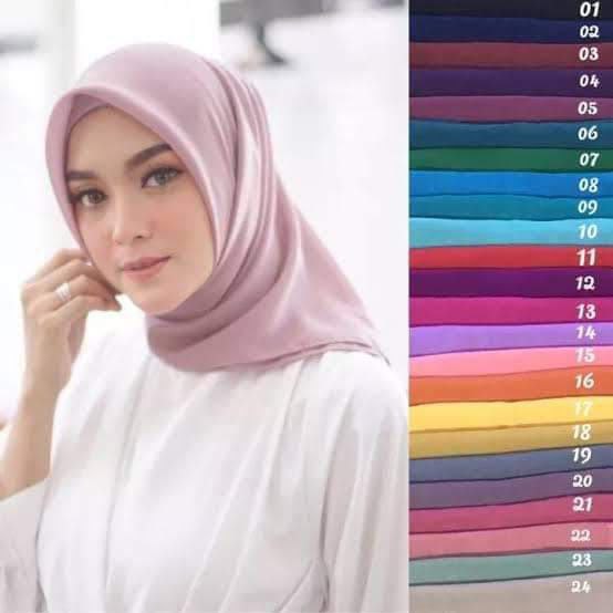 Paris jadul ORI VARISHA / Hijab Segi Empat Paris Murah /Jilbab Segi Empat Paris Polos Import /COD