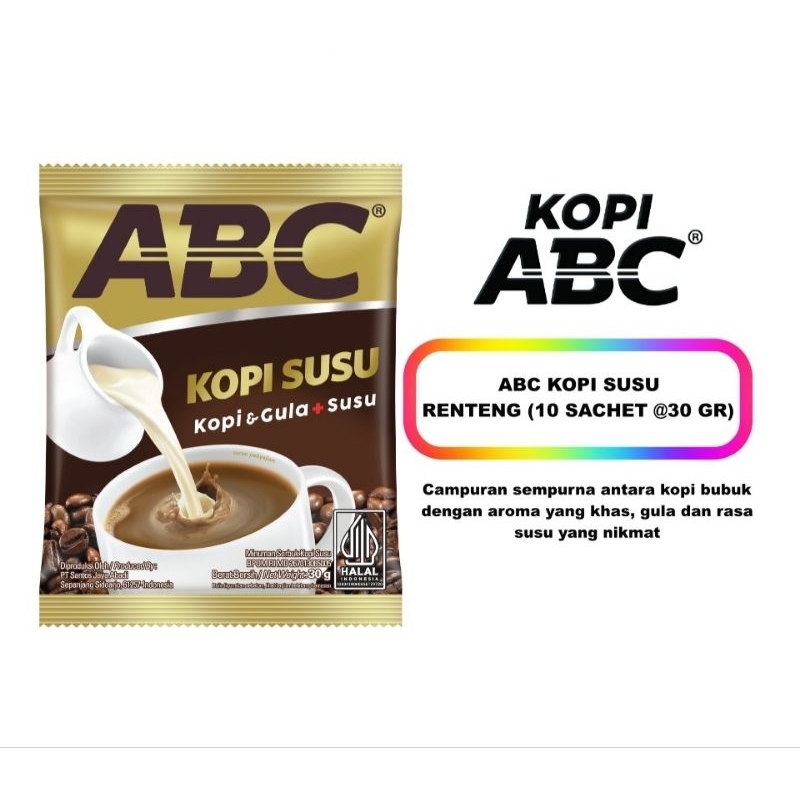 

ABC Kopi Susu 10 Sachet