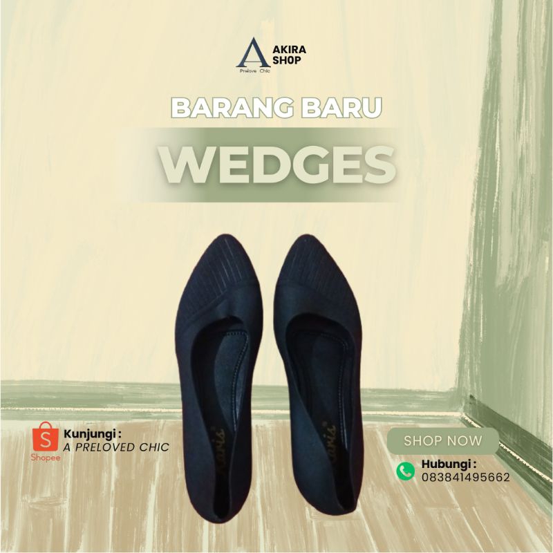 Sepatu Wanita Wedges Jelly