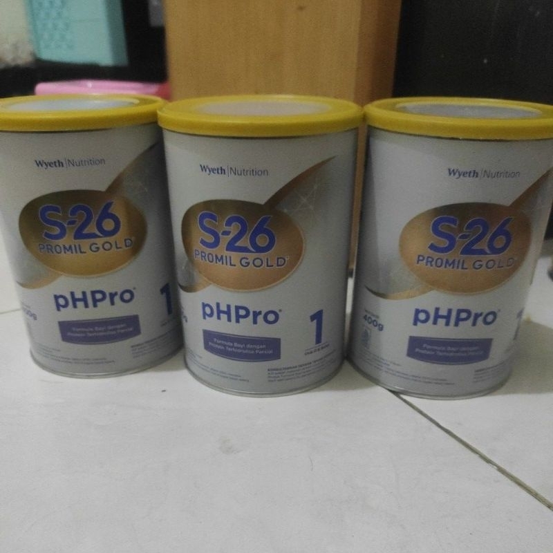 kaleng bekas susu S26 Promilgold usia 0-6 bulan 400g
