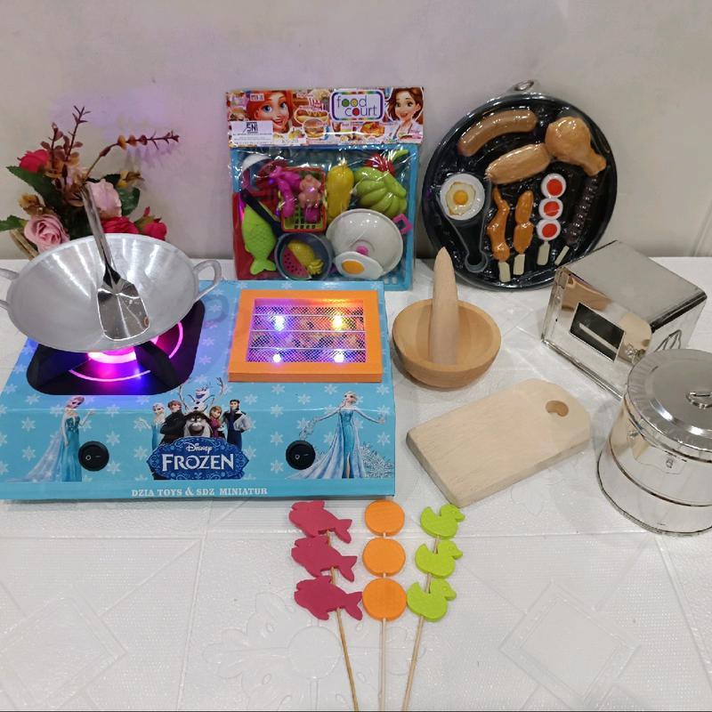 Kompor Led Mainan Anak / Kompor Mainan Masak Masakan / Kompor Mainan Bisa Nyala
