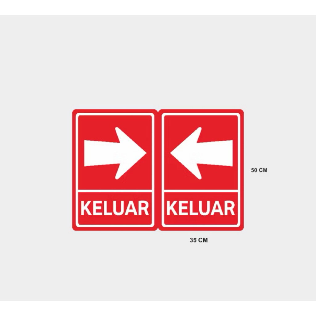 

SIGN PLAT ALUMUNIUM TANDA PANAH KELUAR