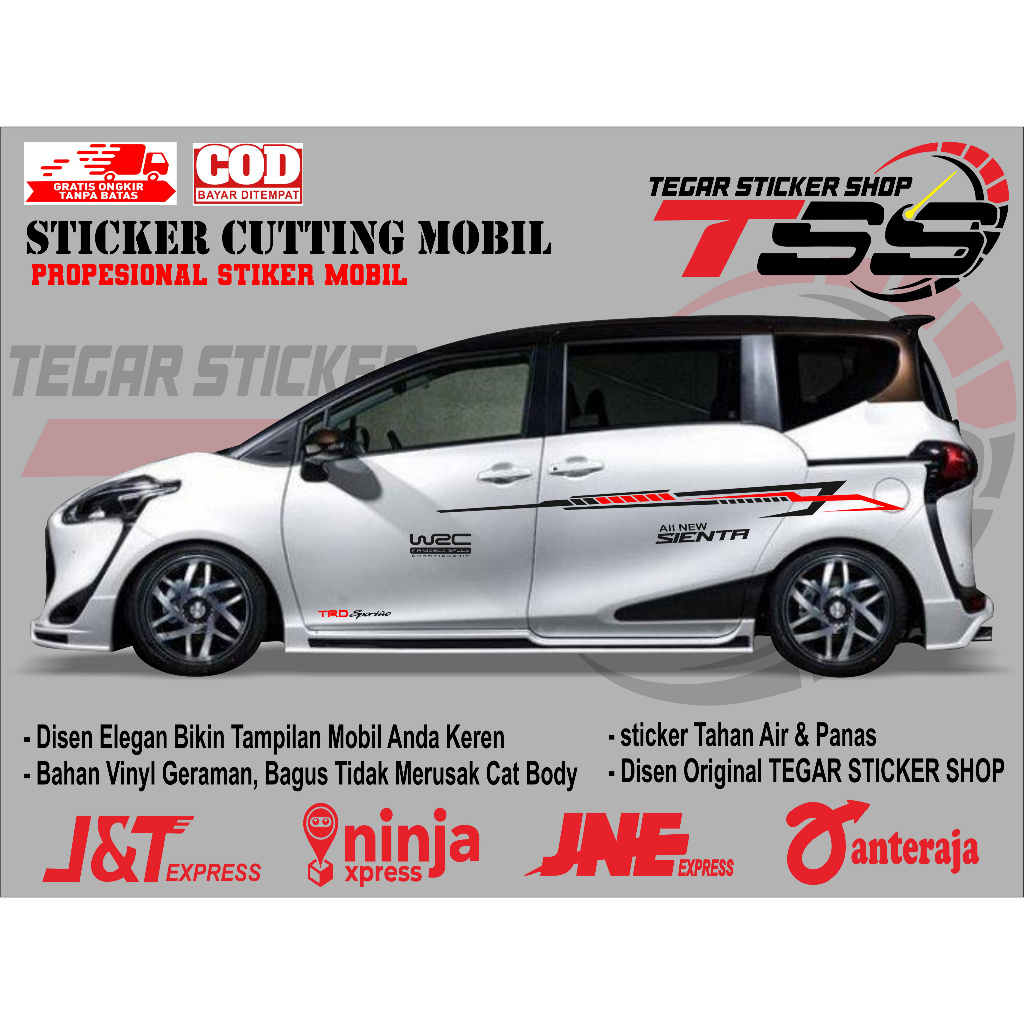 sticker mobil sienta sticker mobil toyota sienta sticker mobil sienta keren sticker variasi mobil