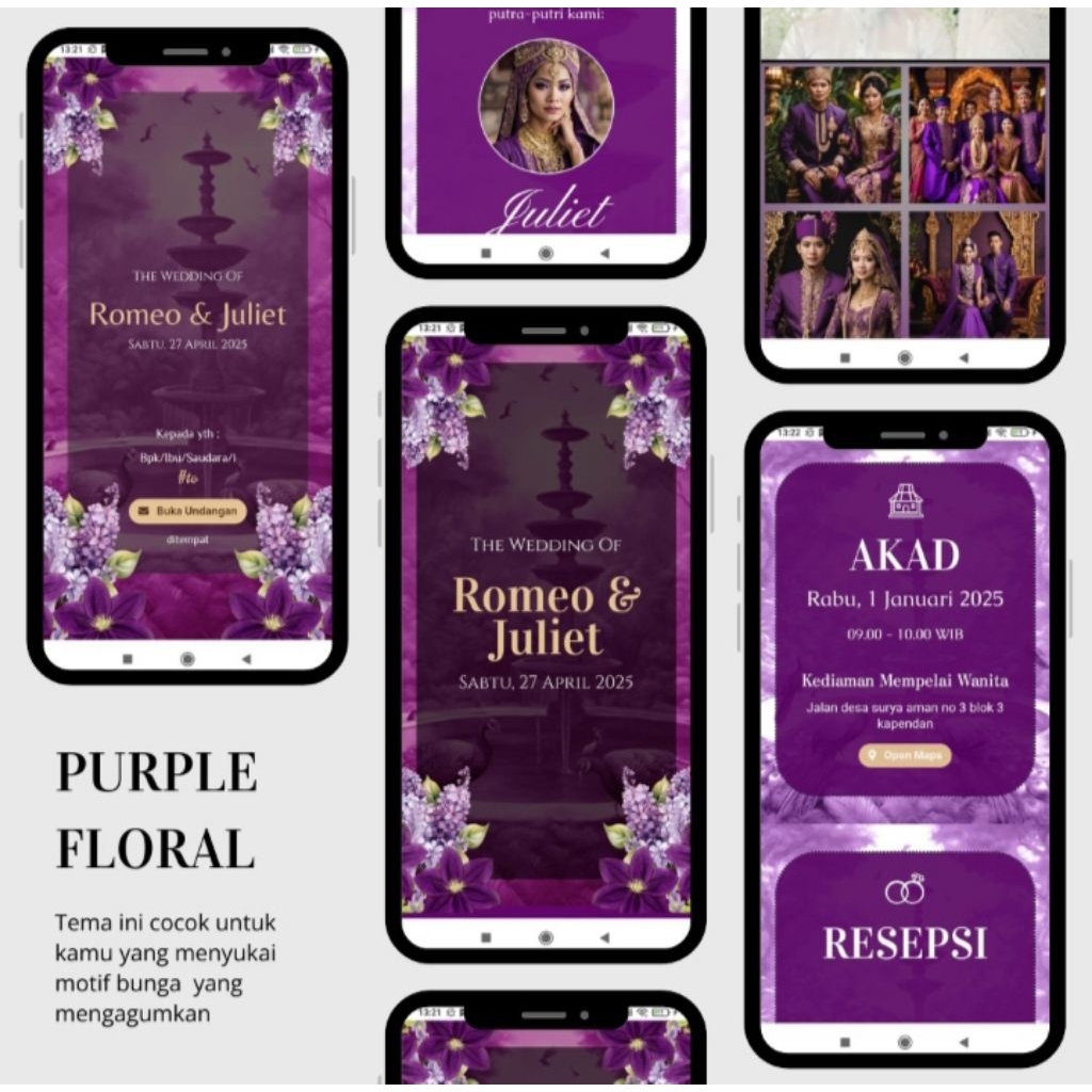 Undangan Digital Pernikahan Website | Undangan Digital Website | Undangan Khitanan, Wisuda, Ulang Ta