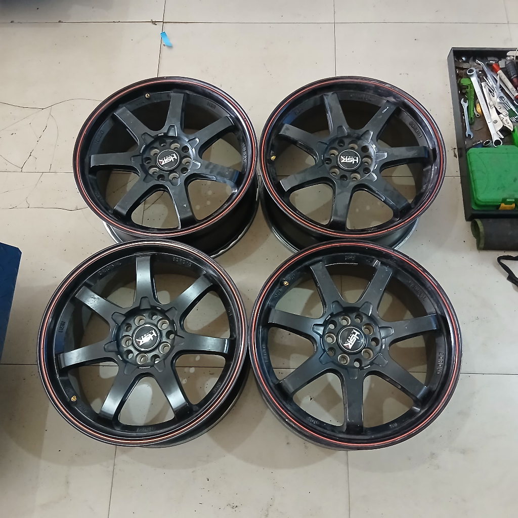 VELG/PELEK MOBIL SECOND HSR RING18X8 BAUT5X114/100 COCOK BUAT INNOVA,VELOZ,HRV,CRV,DLL