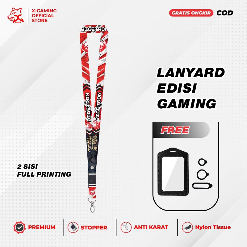 

Tali Lanyard Podzz Id Card Esport Keren Premium
