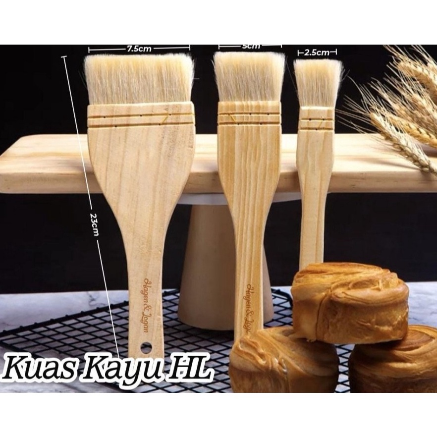 

KODE N34D Kuas Kayu Hagen Logan Panjang 23cm