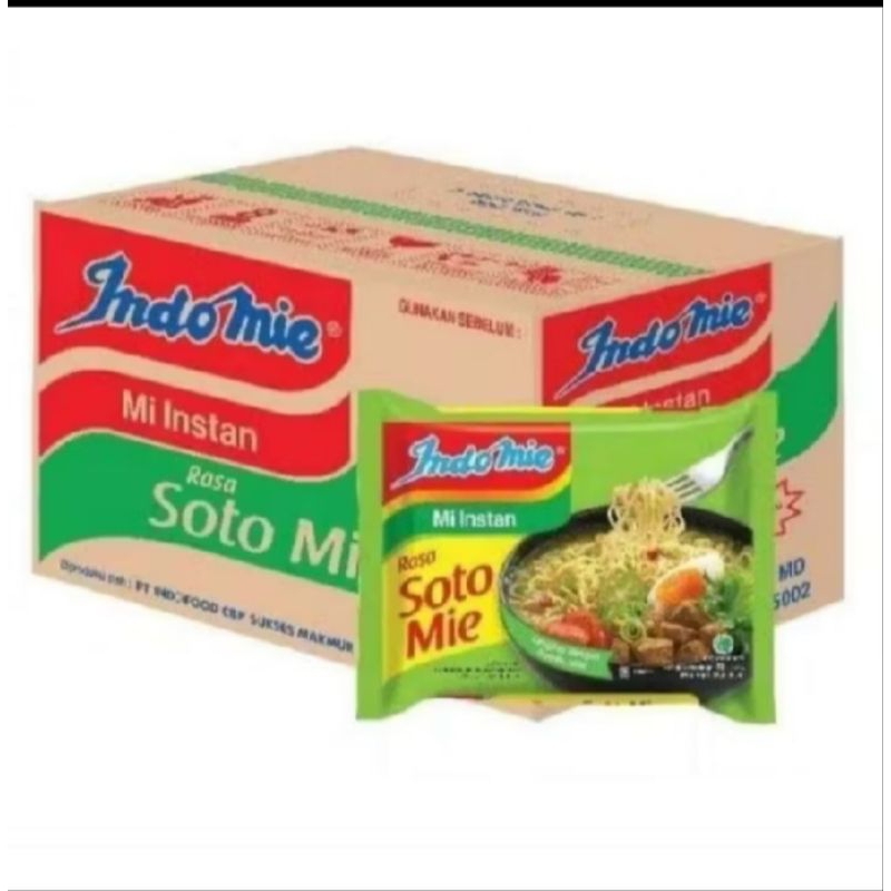 

Paket Indomie Soto instan 1 dus ( isi 40pcs )