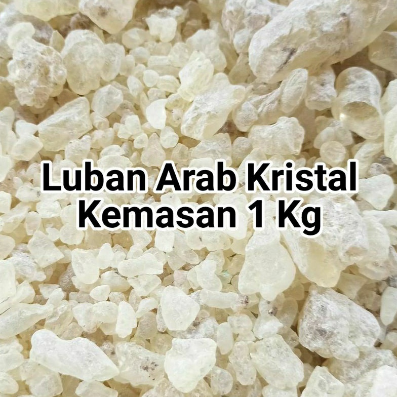 KODE W95G Kemenyan Arab Putih Wangi 1 Kg  Menyan Arab Luban Arab Kristal Original Kemasan 1 Kg