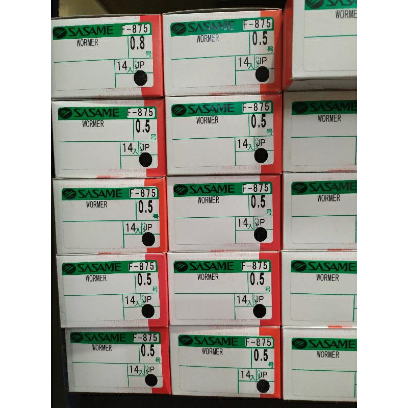 Kail Sasame Wormer (lubang) Size 0.5 / 0.8 Made in Japan