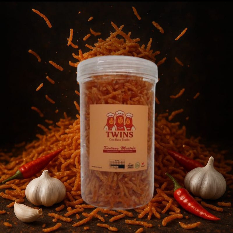 

Kentang Mustofa Pedas TWINS - Cemilan Renyah & Gurih, Tanpa Pengawet