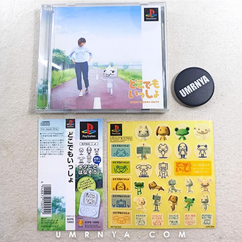 Kaset Original Ps1 DOKO DEMO ISSHO SPINE CARD PS 1 CD Game Playstation