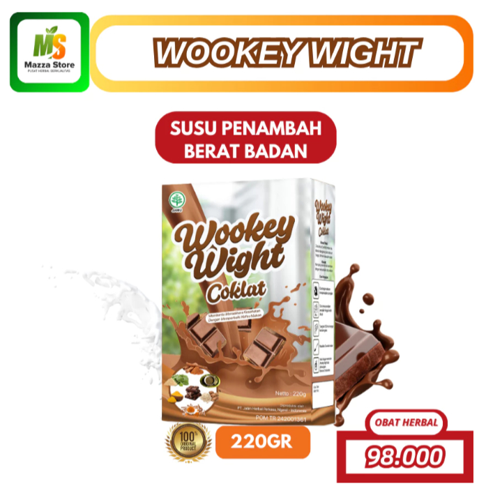 

1 BOX PALING LARIS!!! DISKON MURAH!!! Wookey Weight Coklat Susu Penambah BB Ampuh [PROMO TERBATAS]