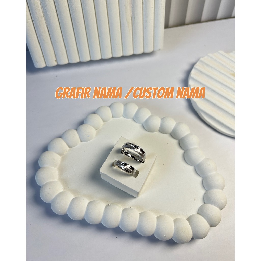 GRAFIR NAMA / CUSTOM NAMA UNTUK CINCIN KAWIN CINCIN TUNANGAN